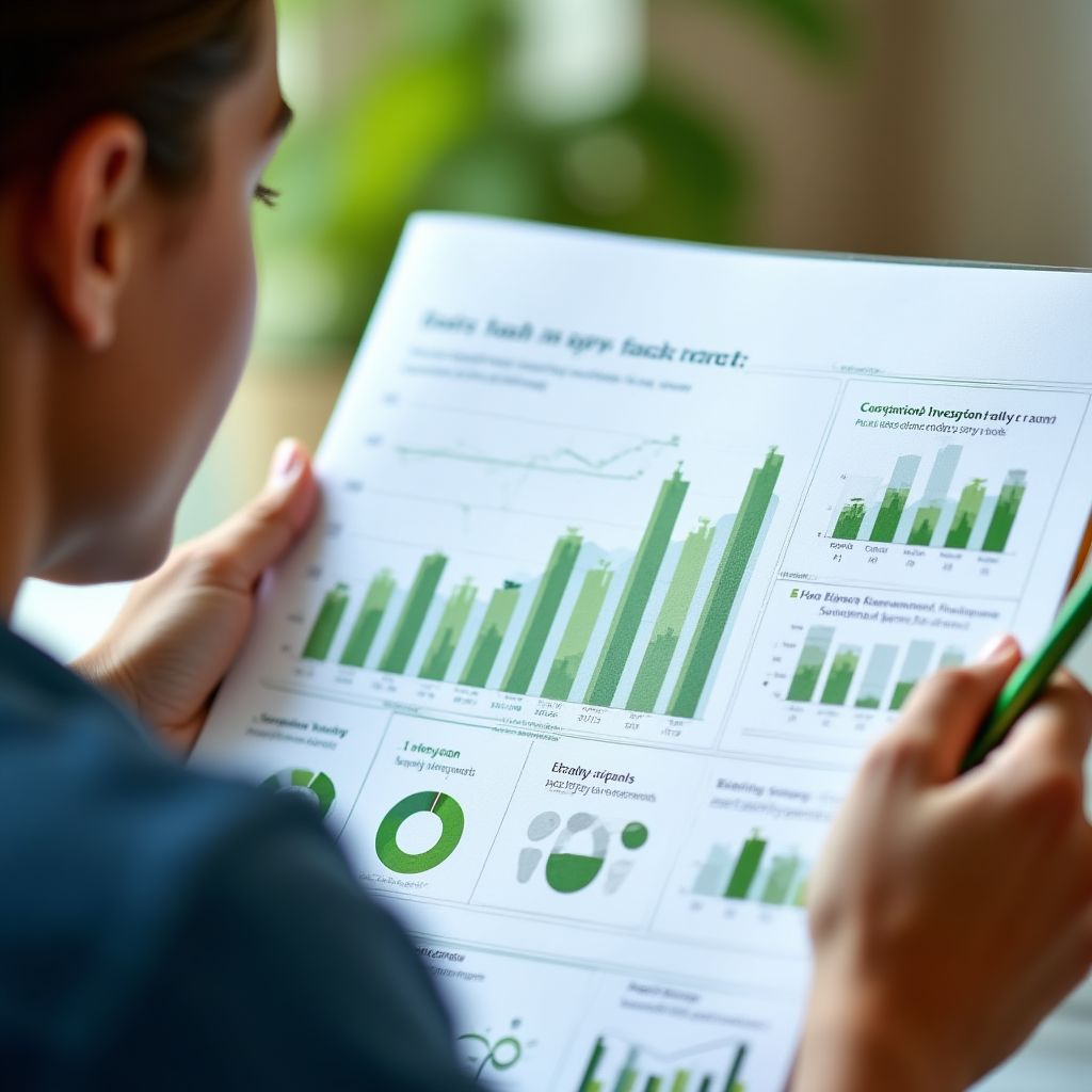 Duurzaam budgetteren concept